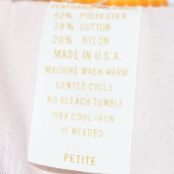 NWT Vintage Barbizon Feathaire Flannel Pink Nightgown Petite Lace Pintuck Pleat - Picture 15 of 16